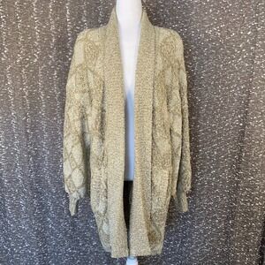 Vintage Western Connection Knit Diamond Cardigan Sweater‎ Women's Large